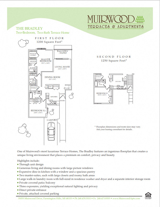 The Bradley floor plan